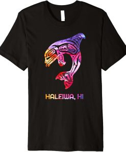 Tribal Haleiwa Orca Killer Whale Indigenous Native Premium T-Shirt